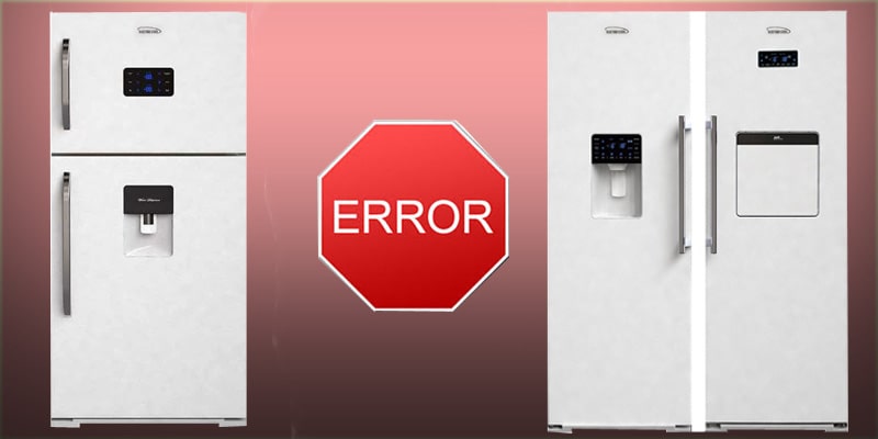 ارور های یخچال فریزر الکترواستیل
